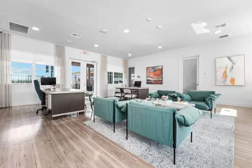 Resident lounge area